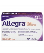 Allegra 12-Hour Hives Itchy Skin Relief